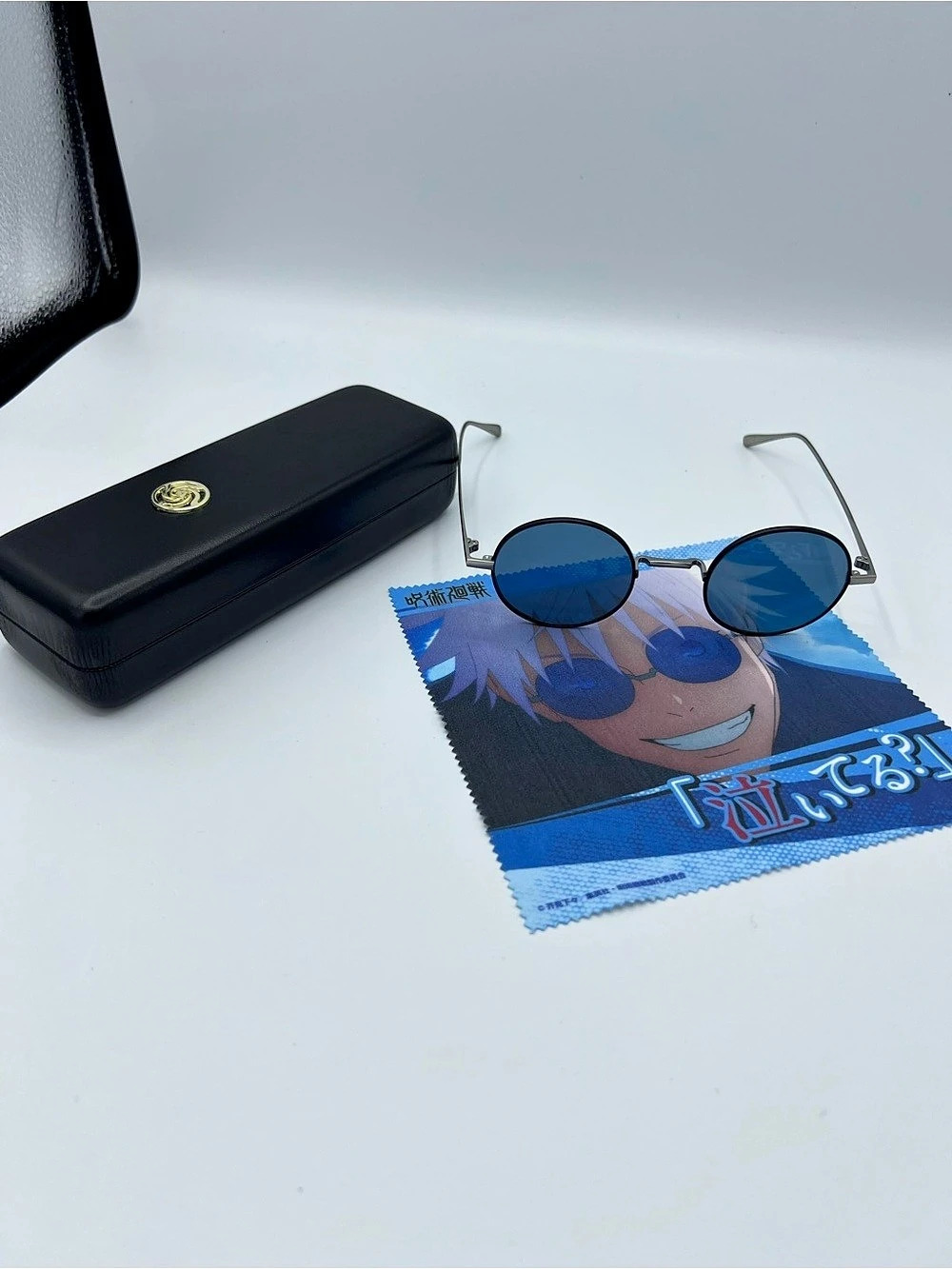 Bandai Jujutsu Kaisen Glasses Collection Satoru Gojo Model Round Blue Tinted